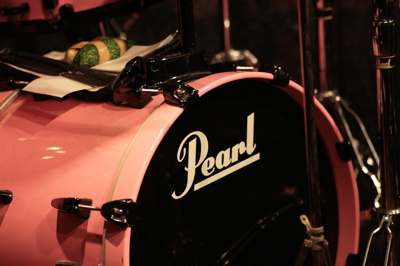 ピンクのドラム